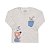 Camisa bebê de meia malha com puff na estampa - Imagem 2