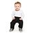 Calça masculina bebê básica de moletom e punho de ribana - Imagem 1
