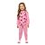 Pijama infantil feminino estampa joaninhas que brilha no escuro - Imagem 1