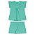 Conjunto feminino de malha poá com pingente - Imagem 4