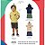 Conjunto masculino meia malha e moletinho moulinê com touca dino - Imagem 5