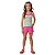 Conjunto regata feminino de cotton e malha Viviene com glitter - Imagem 1