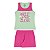 Conjunto regata feminino de cotton e malha Viviene com glitter - Imagem 4
