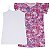 Vestido feminino de telinha sublimada e cotton - Imagem 3