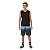Bermuda masculina de tactel com cordão decorativo - Imagem 1