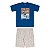 Conjunto masculino Amazing, em meia malha e moletinho jet - Imagem 3