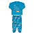 Pijama masculino que brilha no escuro, estampa skate - Imagem 2