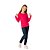 Blusa em cotton sem estampa cor pink - Imagem 1