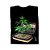 Camiseta Masculina Puff Life Grow Verde E Preta - Imagem 2