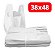 SACOLA BRANCA 38 X 48 - 2 KG - Imagem 1