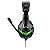 Headset Gamer Warrior Harve P2 Stereo Preto/Verde - PH298 - Imagem 3