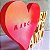Plaquinha Para Namorados - Coração + Eu te Amo em PVC - Imagem 2