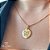Colar em cor de banho de ouro 18k pingente medalha borboleta cravejado em zircônias cor cristal - Exclusivo MiLumina - Imagem 3