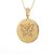 Colar em cor de banho de ouro 18k pingente medalha borboleta cravejado em zircônias cor cristal - Exclusivo MiLumina - Imagem 2