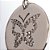Colar em cor de banho de ródio branco pingente medalha borboleta cravejado em zircônias cor cristal - Exclusivo MiLumina - Imagem 4