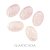 Conjunto cor de banho de ouro 18k pedra natural quartzo rosa e opalina - Imagem 3