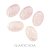 Conjunto cor de banho de ouro 18k pedra natural quartzo rosa e opalina - Imagem 3
