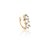 Piercing fake cor de banho de ouro 18k zircônia cristal - Imagem 1