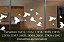 Adesivo Branco 12 Pássaros Anti trombada - Imagem 2