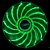 COOLER FAN LED VERDE 12CM 15 LEDS AKASA VEGAS AK-FN091-GN P/ GABINETE - Imagem 2