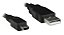 CABO USB X MINI USB 5 PINOS 1.8 METROS PLUSCABLE PC-USB1803 - Imagem 1