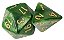 KIT 7 DADOS PARA RPG VERDE PEROLADO CÓDIGO 705 - Imagem 3