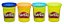 KIT MASSA MODELAR 4 POTES PLAY-DOH HASBRO E4867 448 GRAMAS - Imagem 2