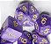 KIT 7 DADOS PARA RPG ROXO PEROLADO CÓDIGO 833 - Imagem 3