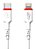CABO USB TIPO C X LIGHTNING 1 METRO 3A C3TECH CB-CL100WH - Imagem 1