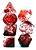 KIT 7 DADOS PARA RPG TRANSLUCIDO COM DETALHES EM VERMELHO - Imagem 3