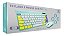 KIT TECLADO + MOUSE SEM FIO VERDE TKL C3TECH K-W71GN - Imagem 4