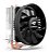 COOLER GAMER PARA PROCESSADOR INTEL E AMD C3TECH FC-100BK COM 2 HEATPIPES - Imagem 2