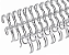 WIRE-O 3X1 A4 PRATA 3/8 PARA 60 FLS MARPAX WR6303 - Imagem 1