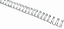 WIRE-O 3X1 A4 PRATA 3/8 PARA 60 FLS MARPAX WR6303 - Imagem 2