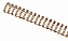 WIRE-O 3X1 A4 BRONZE 1/4 PARA 25 FLS MARPAX WR6325 - Imagem 1