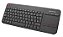 TECLADO SEM FIO COM TOUCHPAD C3TECH K-WT200BK - Imagem 1