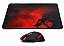 KIT MOUSE + MOUSEPAD GAMER REDRAGON M601-BA LED RGB 3200 DPI 7 BOTÕES - Imagem 2