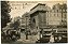 Cartão Postal Antigo Original - Paris, França - Boulevard e Porta de St Martin com Bondes, Carros - Circulado em 1917 - Imagem 1