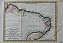Antigo Mapa Aquarelado do Brasil, Original De 1772, Bellin, Krevelt - Imagem 1