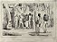 Brasil Império - Índios – Gravura original de 1837, titulada Festa dos Coroados - 120523 - Imagem 1