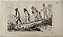 Brasil Império - Gravura original de 1837, titulada Índios Civilizados Trazendo de Volta Prisioneiros - 120523 - Imagem 3