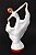 Escultura Antiga em Porcelana,  Figura de Mulher, Jovem Dançarina - Imagem 3