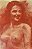 Edmundo Migliaccio - Desenho Nu Feminino Sanguínea a Giz de Cera Marrom Avermelhado, Assinado, 1942 - Imagem 3