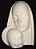 Arte Sacra, Imagem em Cerâmica no Estilo Art Decô - Virgem Maria E Menino Jesus - Imagem 1