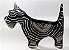 Palatnik - Escultura Cinética em Acrílico, Figura de Cachorro Schnauzer - Imagem 1