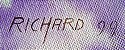 Richard Hideaki - Pintura Acrílica Sobre Tela Assinada, Datada 1999 - Imagem 2