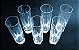 Jogo com 6 Copos Para  Vodka em Cristal Lapidado de Alta Transparência - Imagem 2