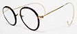 Par de Óculos Originais Antigos em Ouro 1/10 - Algha Royster, USA - Estojo Original - Imagem 4
