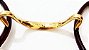 Par de Óculos Antigos em Ouro 1/20 - Hastes Flexíveis - Algha USA - No Estojo Original - Imagem 2