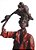 Escultura em Chapa de Cobre com Resina, Arte Popular, Homem e Cachorro - Imagem 1